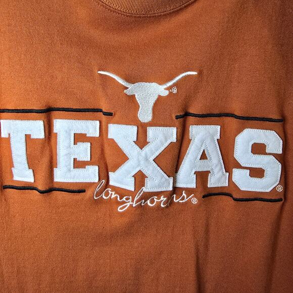 Hook Em! Embroidered Texas Longhorns Tshirt womens Medium - Picture 4 of 7